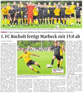 Mehr über den Artikel erfahren Das war das Benefizspiel Bocholt gegen Marbeck